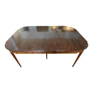 Late 20th Century Nathan Margolis Sheraton Style Dining Table For Sale