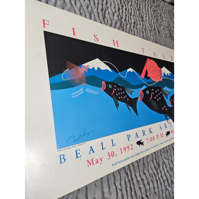 Vintage "Fish Tales" by Artist Dana C. Aaberg