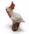 Italian Italian Ceramic Cockatoo / Galah Parrot Sculpture on Stump For Sale - Image 3 of 7