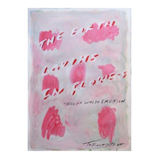 The World Laughs in Flowers by Tatiana Alida - Limited Edition A2 Print For Sale