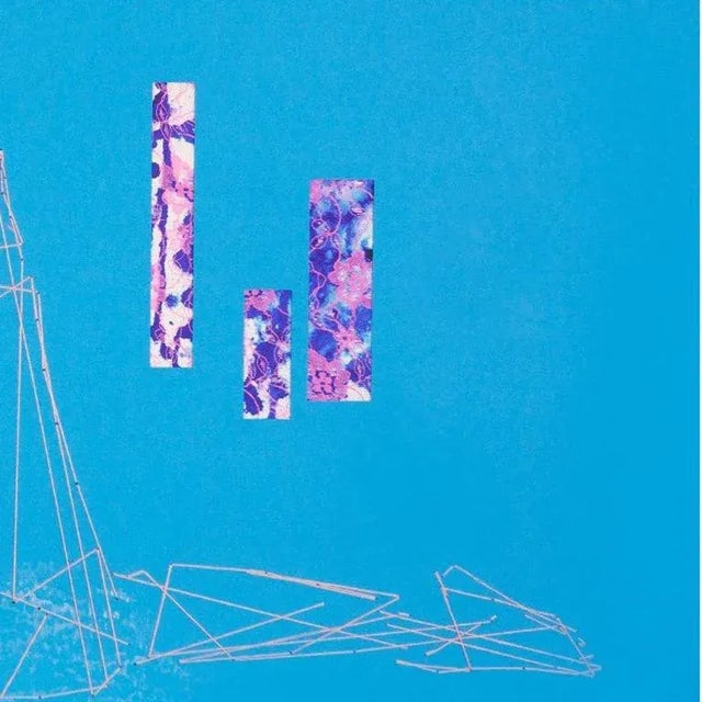 From the artist's 2017 Brigitte Bardot series Ink, lace + thread hand stitched on paper