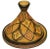 Offered is a handmade and hand-painted decorative tagine made by the Berbers in the High Atlas Mountains of Morocco. This...