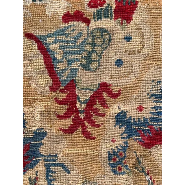 Textile Antique Needlepoint Tapestry For Sale - Image 7 of 10