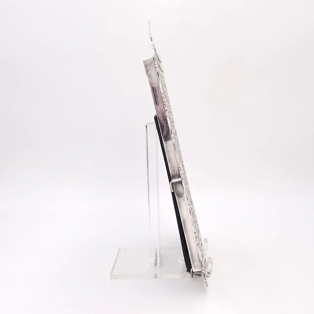 Dutch Silver Plate Picture Frame, Circa 1930 For Sale In San Francisco - Image 6 of 8