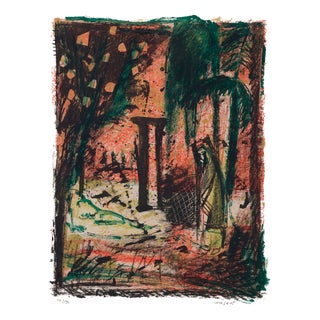 Erik Levesque, Abstract Edition 135/195, 1990s, Lithograph For Sale