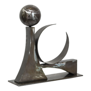 Olympiad - Abstract Contemporary Geometric Metal Sculpture for Table or Desk Original Artwork by Granville Beals