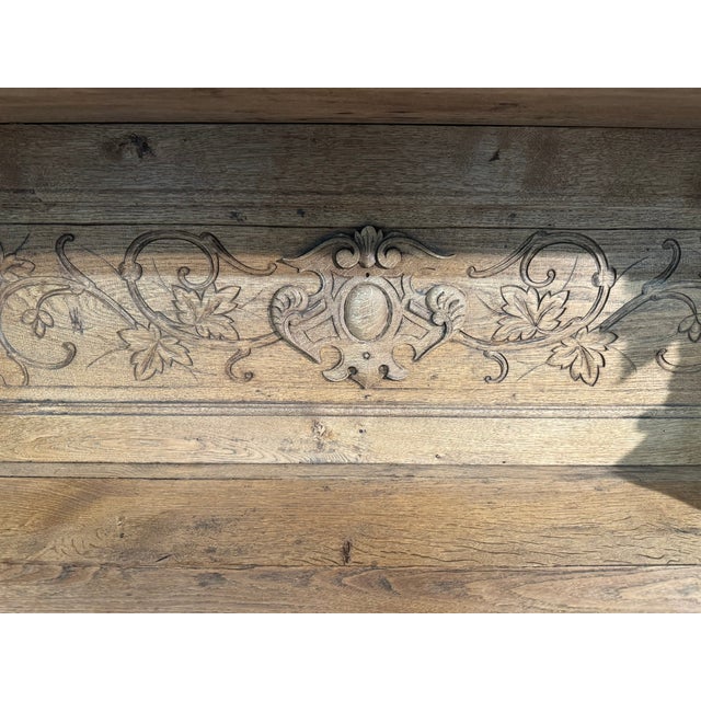 Wood 19th Century French Carved Oak Buffet, 1860 For Sale - Image 7 of 17