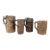 Early 20th Century Nepalese Carved Milk Jugs- a Set of 4 For Sale