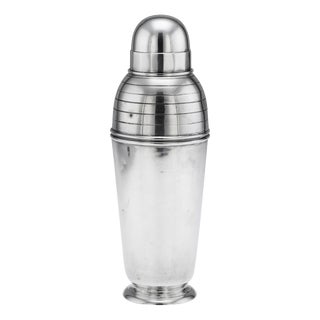 Vintage Art Deco Silver Plated Shaker by Asprey of London, 1930 For Sale