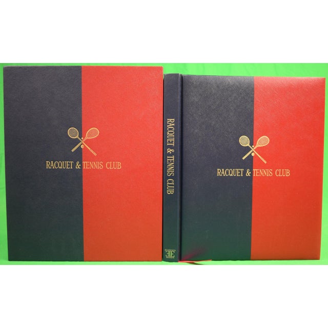 DE ST. JORRE, John [160] pp. Edgeworth Editions In publisher's slipcase 2007 10 3/4" x 8 3/4" The Racquet and Tennis Club,...