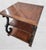 Vintage Oversized Theodore Alexander Walnut Ebonized Scroll Leg 3 Tier Side Table For Sale - Image 9 of 9