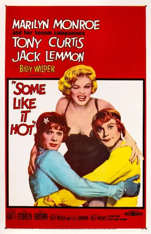 Some Like It Hot Original Vintage Movie Poster, American, 1959