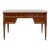 American of Martinsville Vintage MCM Desk W/ Glass Top Four Drawers Transitional For Sale