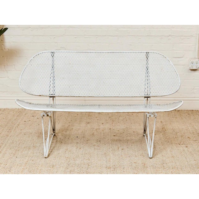 Mid 20th Century Styled After Homecrest Mid Century Bench For Sale - Image 9 of 11