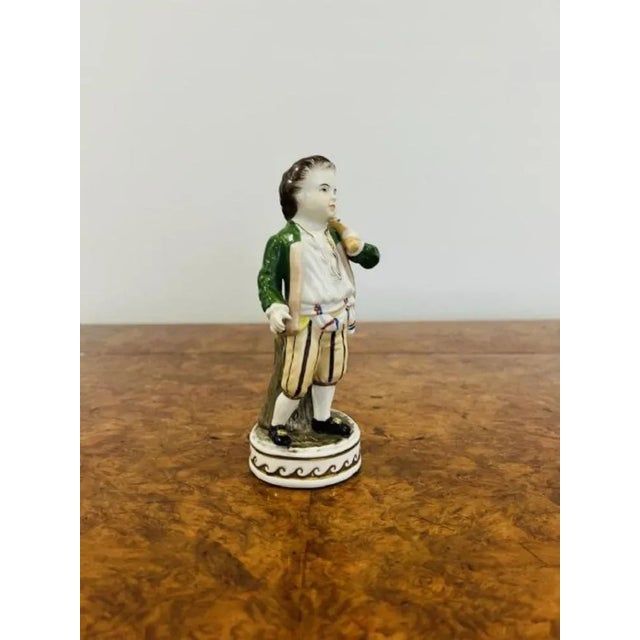 1900 - 1909 Porcelain Continental Figure, 1900s For Sale - Image 5 of 6