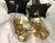 Vintage French Tole and Brass Candlestick Lamps With Pineapple Motif- A Pair For Sale - Image 18 of 18