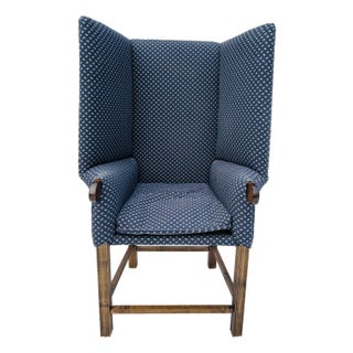 Country Wing-Back Americana Style Chair c.90s For Sale