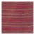 1950s Pink Stripe Vintage Flatweave Modern Turkish Decorative Kilim Square Rug For Sale