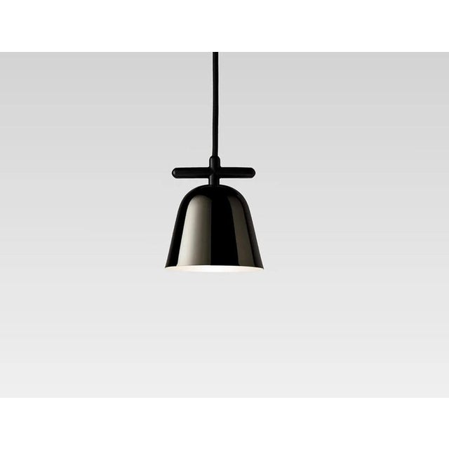 Black Lighto T Pe Matte Suspension Lamp by Jaime Hayon for Parachilna For Sale - Image 3 of 9