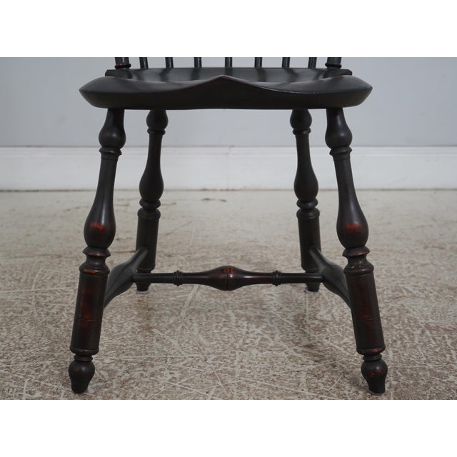 Brown Set of 6 Dr Dimes Windsor Dining Chairs For Sale - Image 8 of 18