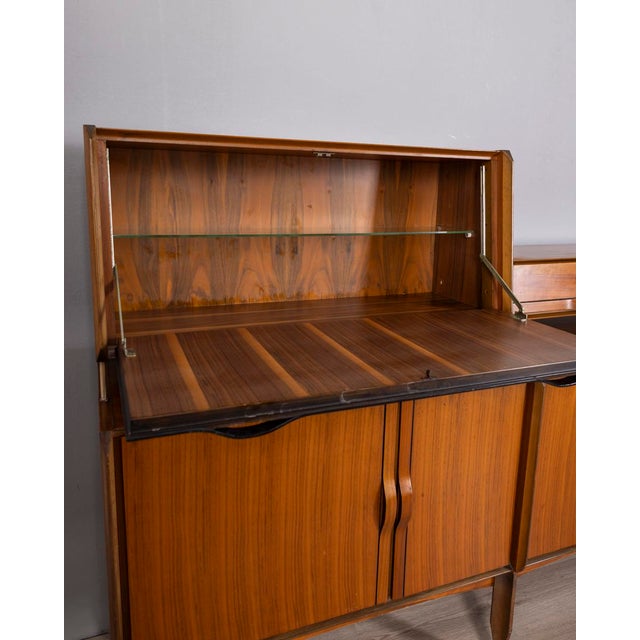 Vintage 1970s Teak Wood Sideboard Design by Barovero, 1960s For Sale - Image 16 of 18