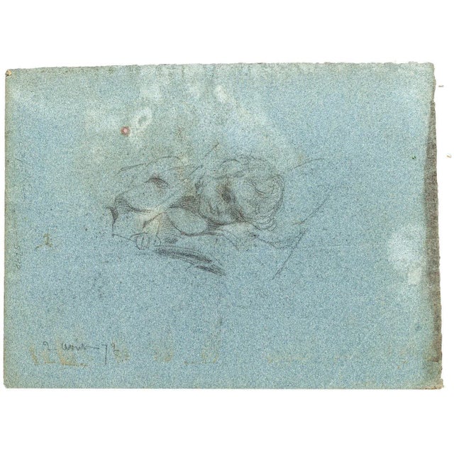 Portrait is an original drawing in pencil realized by an Anonymous artist active in the 1900 century. Sheet dimension: 30...