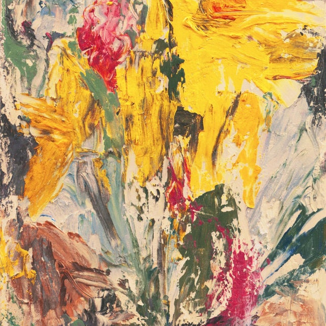 Paper 'Action Abstract, Sage and Pineapple' by Marlene Bremer For Sale - Image 7 of 9