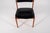 Mid-Century Danish Teak Dining Chairs with Black Skai Seats, 1960s, Set of 4 For Sale - Image 12 of 14