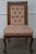 Horner Antique Marquetry Inlaid Mahogany Slipper Chair For Sale - Image 9 of 10