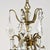 Vintage Brass and Crystal Chandelier 5 Light Baroque Rococo Revival Made in Sweden For Sale - Image 4 of 18