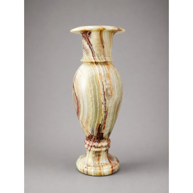 Onyx Marble Vase – 24" X 8" Decorative Vase by Zarva Stone For Sale - Image 9 of 13