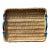 Modern Small Rectangle Brown Osier Tray For Sale - Image 3 of 7