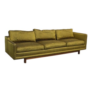 Mid-Century Elongated 3 Seat 100"Tuxedo Sofa by Widdicomb For Sale