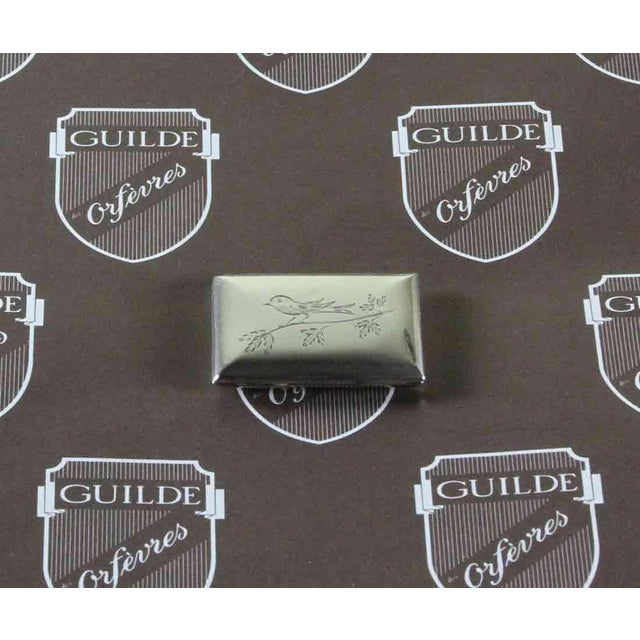 Sterling Silver Miniature Hinged Photo Box. For Sale In New York - Image 6 of 8