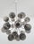 Fabio Ltd 21st Century Nova Polished Nickel Smoky Murano Sputnik Chandelier by Fabio LTD For Sale - Image 4 of 5