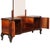 Baroque Italian Chippendale Style Walnut & Burl Walnut Veneer Dressing Table, 1940s For Sale - Image 3 of 12