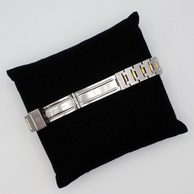 1980s Bulgari Diagono 18k Stainless Steel Ladies Quartz Watch For Sale In New York - Image 6 of 7