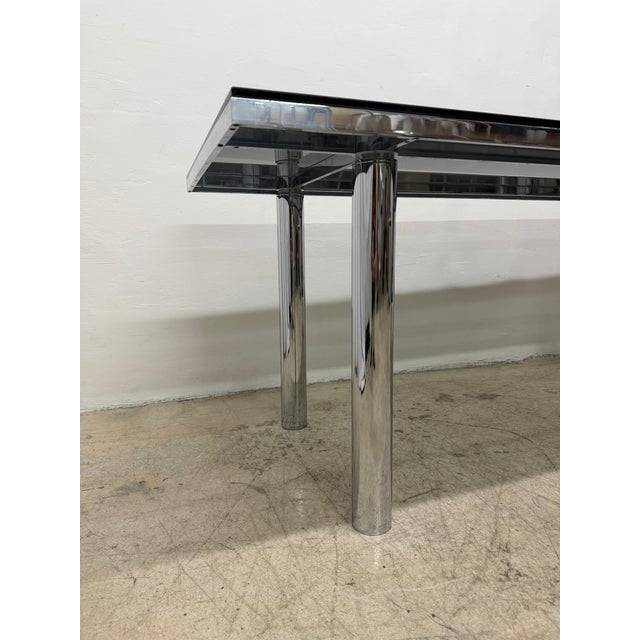 Tobia Scarpa Smoked Glass “Andre” Dining or Conference Table for Gavina, 1970s For Sale - Image 16 of 18