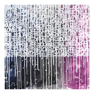 You Are the Love of My Life - Abstract Cosmic Colored Graffiti Pop Original Artwork by Amber Goldhammer For Sale