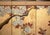 1970s C. 1970s Chinese Six-Panel Gold Leaf Style Painted Screen "Blossoming Plum Tree" For Sale - Image 5 of 18