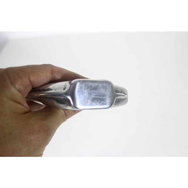 1970s Mid Century Modern Hoselton Canada Aluminum Sailboat Sculpture, Modernist Signed 1084 For Sale - Image 5 of 8