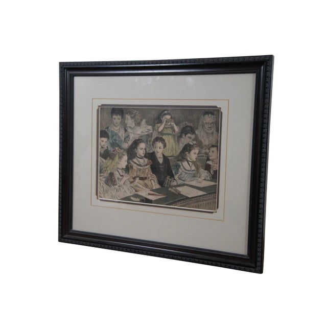 English 1870s Childrens Pantomime at Covent Garden Theatre Hand Colored Engraving For Sale - Image 3 of 11