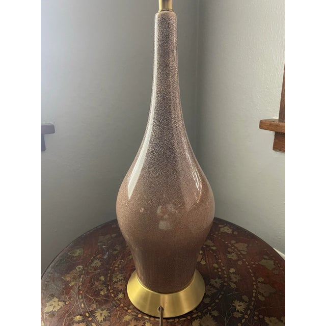 Ceramic Mid 20th Century Scandinavian Ceramic Table Lamp For Sale - Image 7 of 11