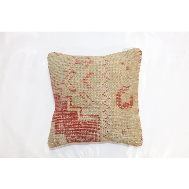 Zabihi Collection Turkish Rug Pillow For Sale - Image 4 of 4