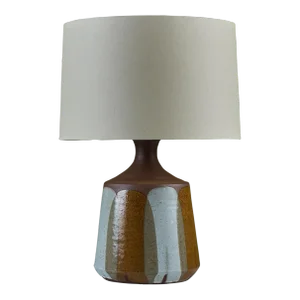 David Cressey Stoneware Flame Glaze Table Lamp