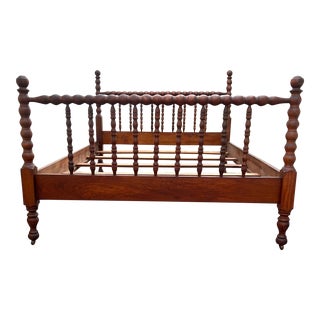 Vintage Full Size Jenny Lind Spindle or Spool Bed Spool Bed - 2 of 2 For Sale