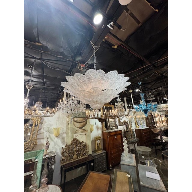 The "Granola"Murano Glass Two Tiered Flush Mount Chandelier is a stunning lighting fixture. Made of high-quality Murano...