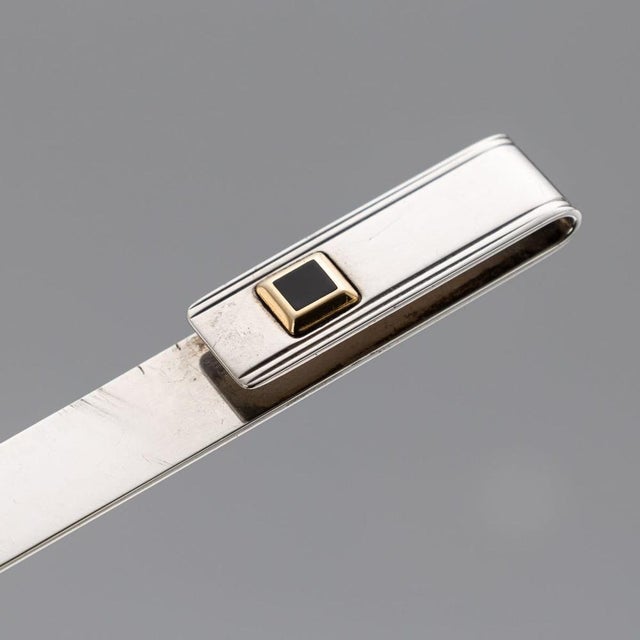 Gold Vintage French Silver and Gold Bookmark by S.T. Dupont, Paris, 1930s For Sale - Image 8 of 10