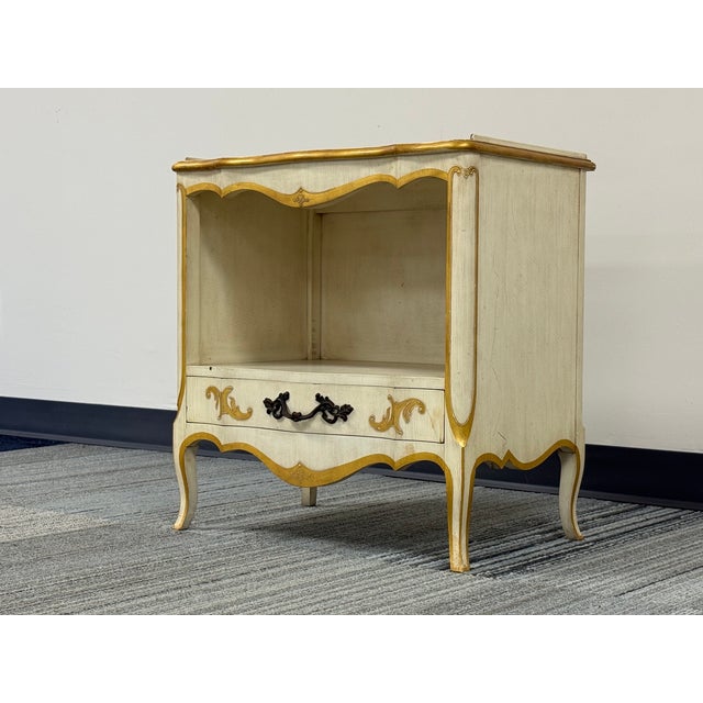 John Widdicomb "Classic" French Provincial Nightstand ~ a Pair For Sale - Image 10 of 11