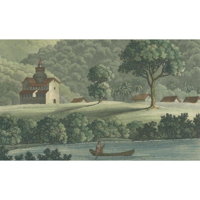 After Giulio Ferrario, Brazil in Soft Greens, St. Fidelis Jesuit Mission View, Aquatint, 1821 For Sale - Image 6 of 9